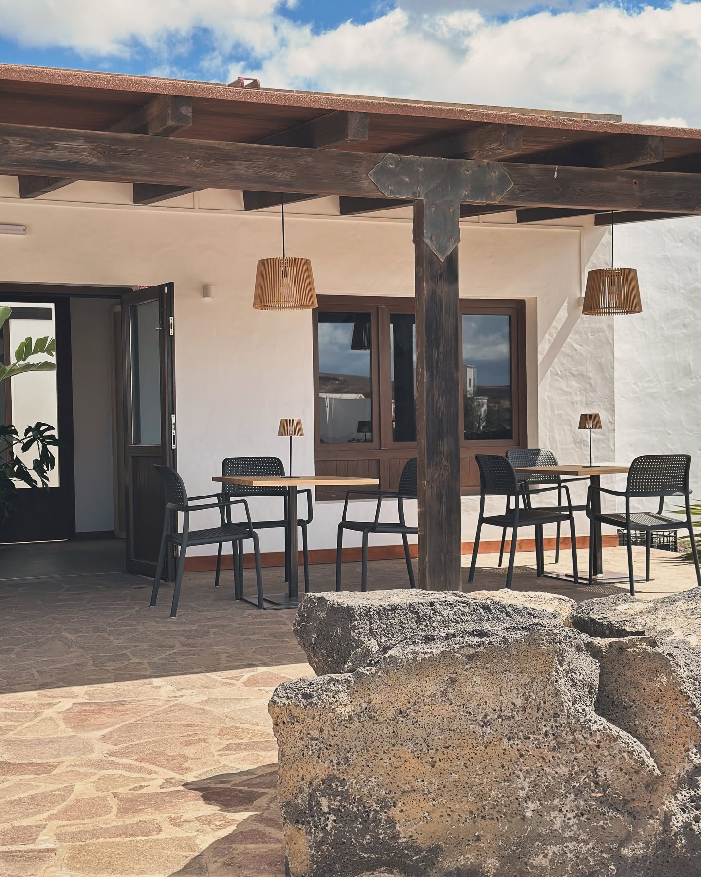 Terraza del Restaurante Yerro en Lajares
